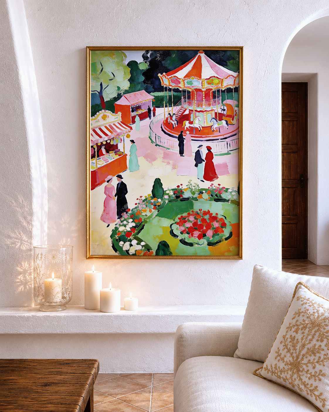 A Summer Day – vintage-inspired fine art print by Maison Vintage, museum-quality wall art