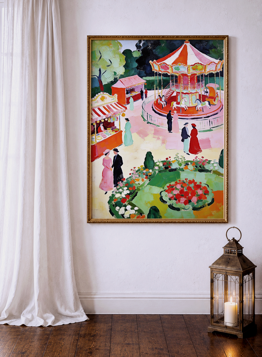 A Summer Day – vintage-inspired fine art print by Maison Vintage, museum-quality wall art