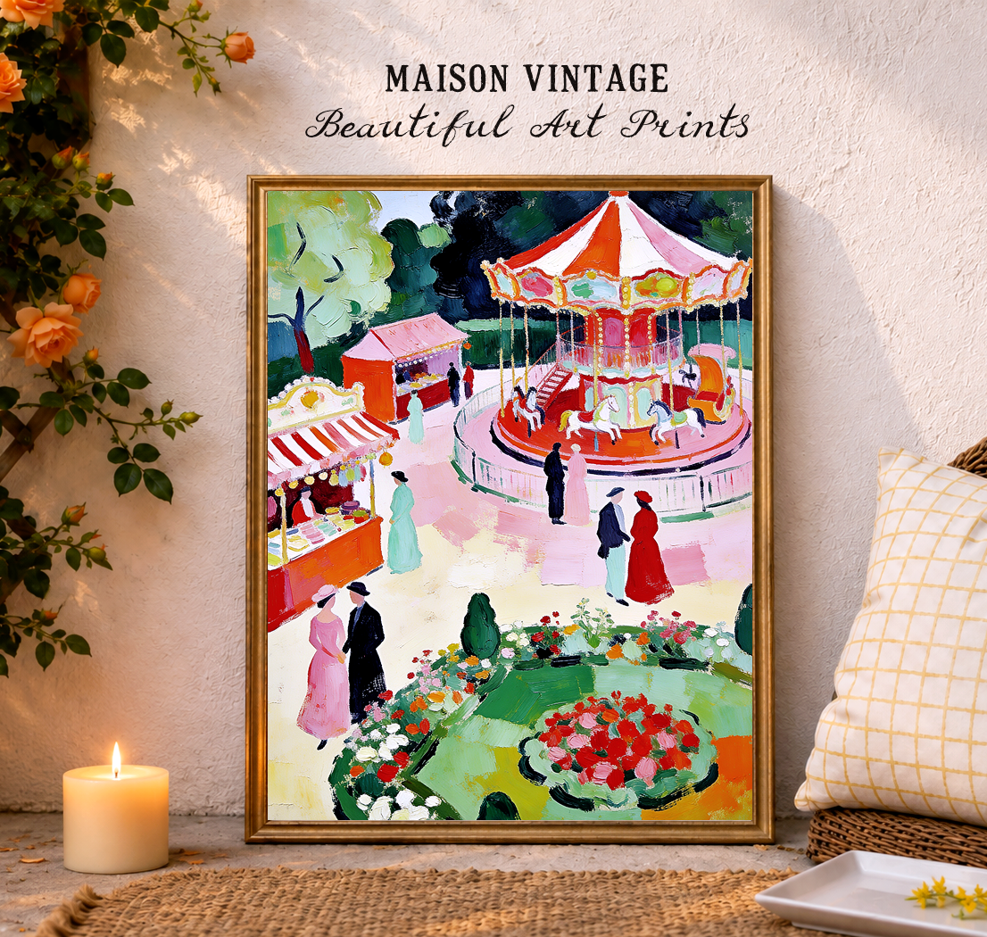 A Summer Day – vintage-inspired fine art print by Maison Vintage, museum-quality wall art
