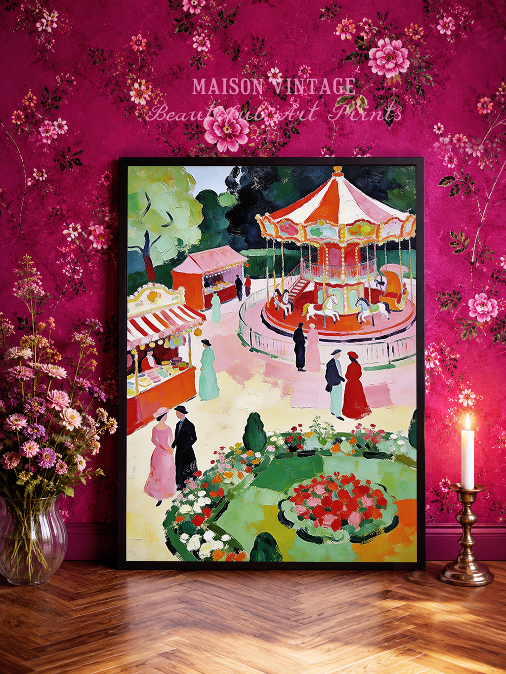 A Summer Day – vintage-inspired fine art print by Maison Vintage, museum-quality wall art