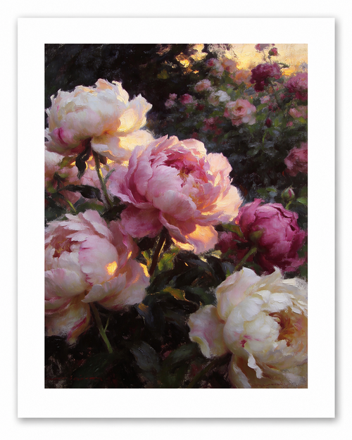 A Symphony of Peonies – vintage-inspired fine art print by Maison Vintage, museum-quality wall art