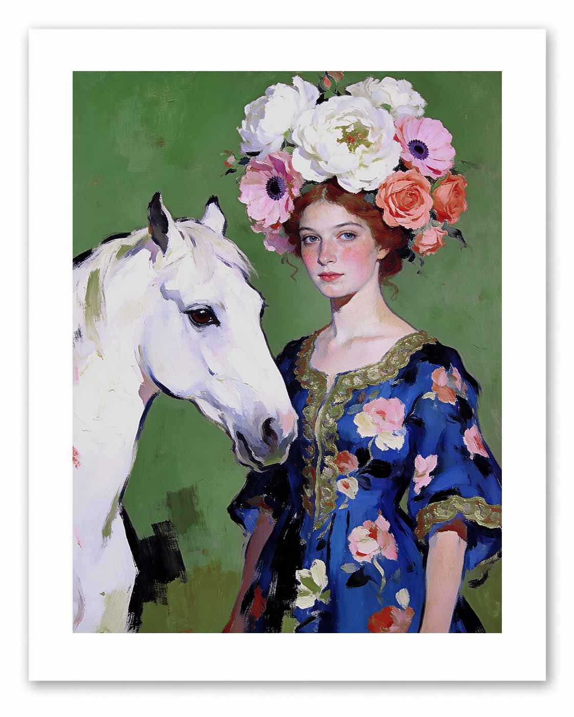 Anastasia – vintage-inspired fine art print by Maison Vintage, museum-quality wall art