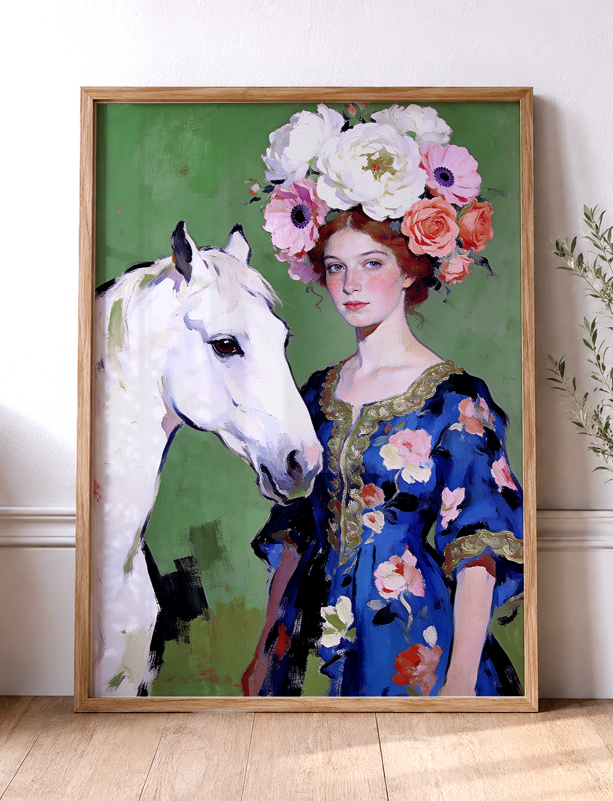 Anastasia – vintage-inspired fine art print by Maison Vintage, museum-quality wall art