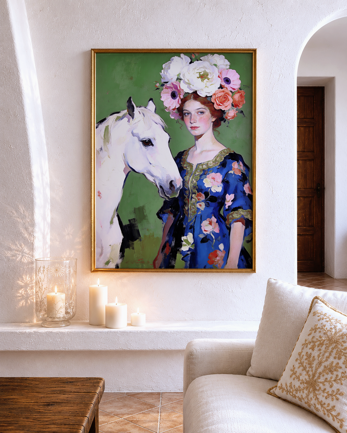 Anastasia – vintage-inspired fine art print by Maison Vintage, museum-quality wall art