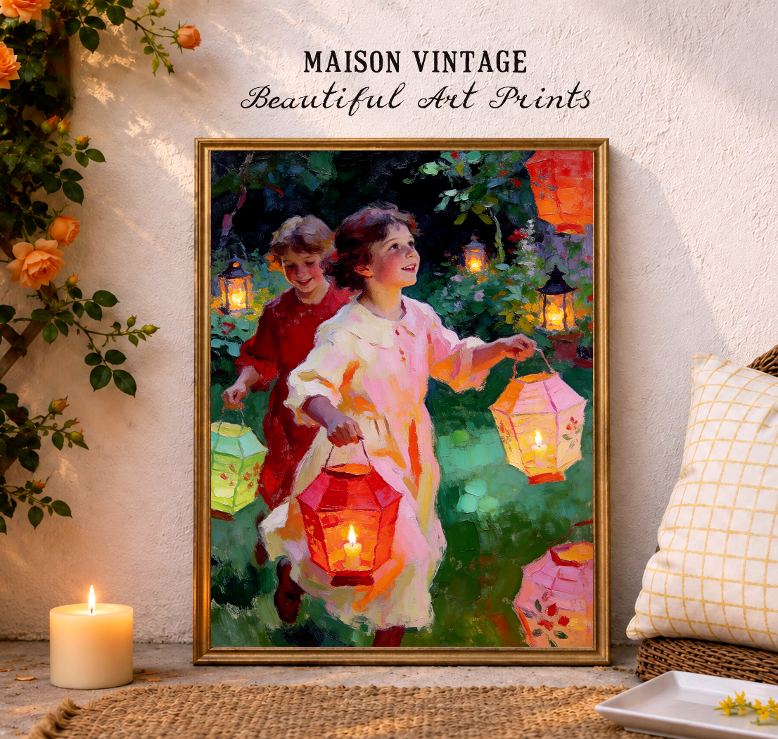 Following The Light – vintage-inspired fine art print by Maison Vintage, museum-quality wall art