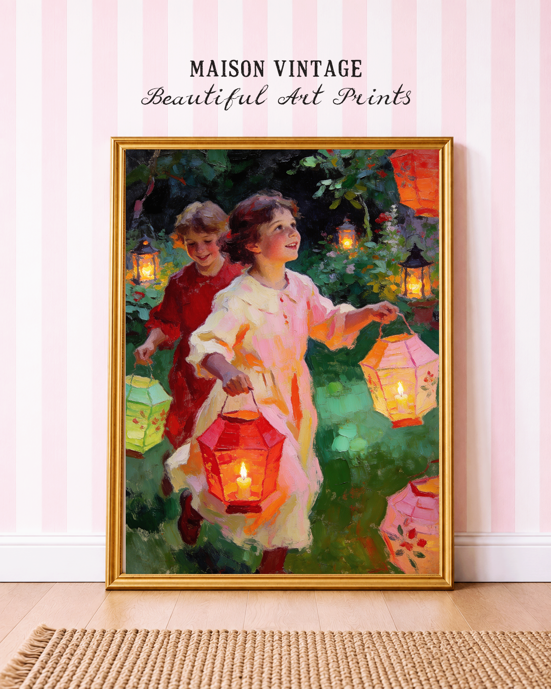 Following The Light – vintage-inspired fine art print by Maison Vintage, museum-quality wall art