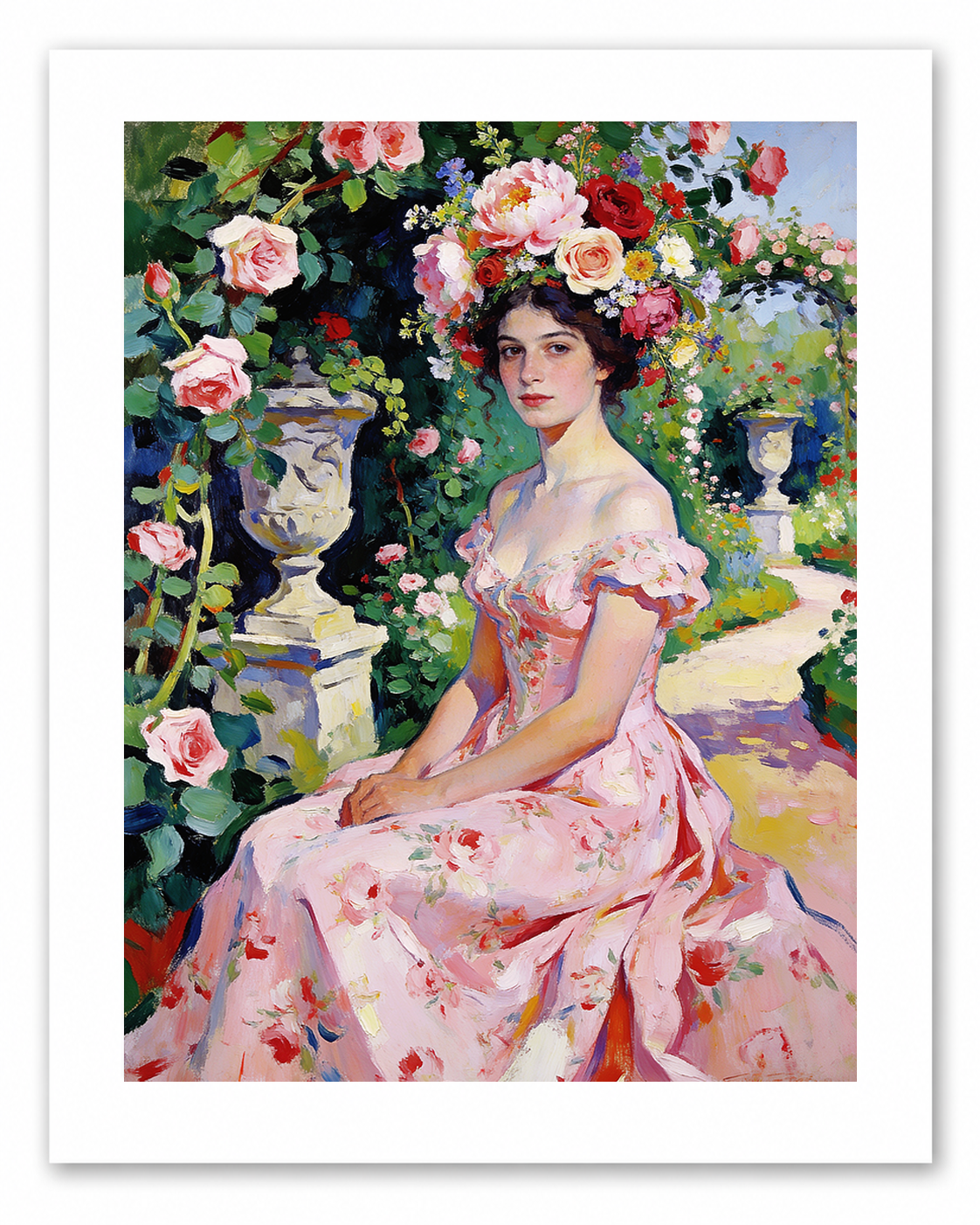Joséphine – vintage-inspired fine art print by Maison Vintage, museum-quality wall art