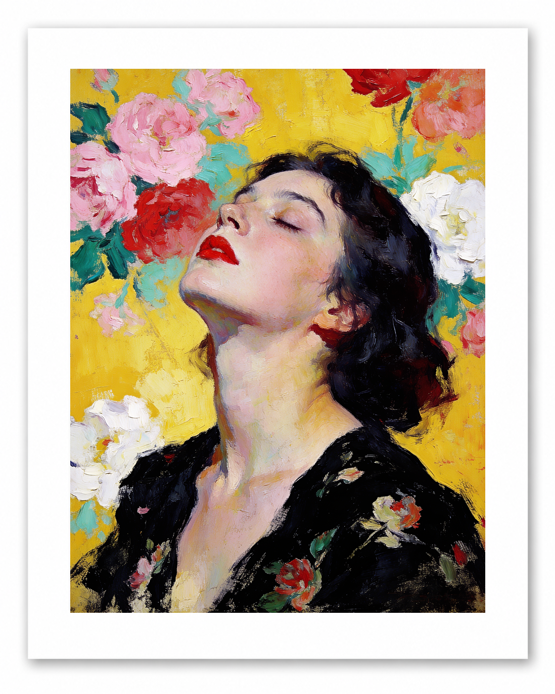July – vintage-inspired fine art print by Maison Vintage, museum-quality wall art