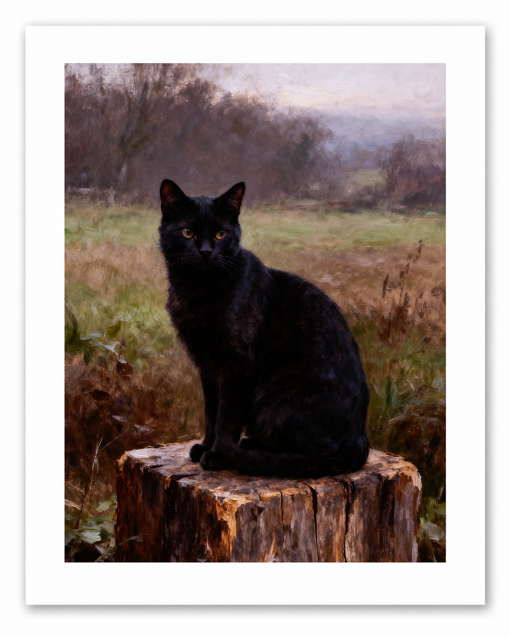 November Fields – vintage-inspired fine art print by Maison Vintage, museum-quality wall art