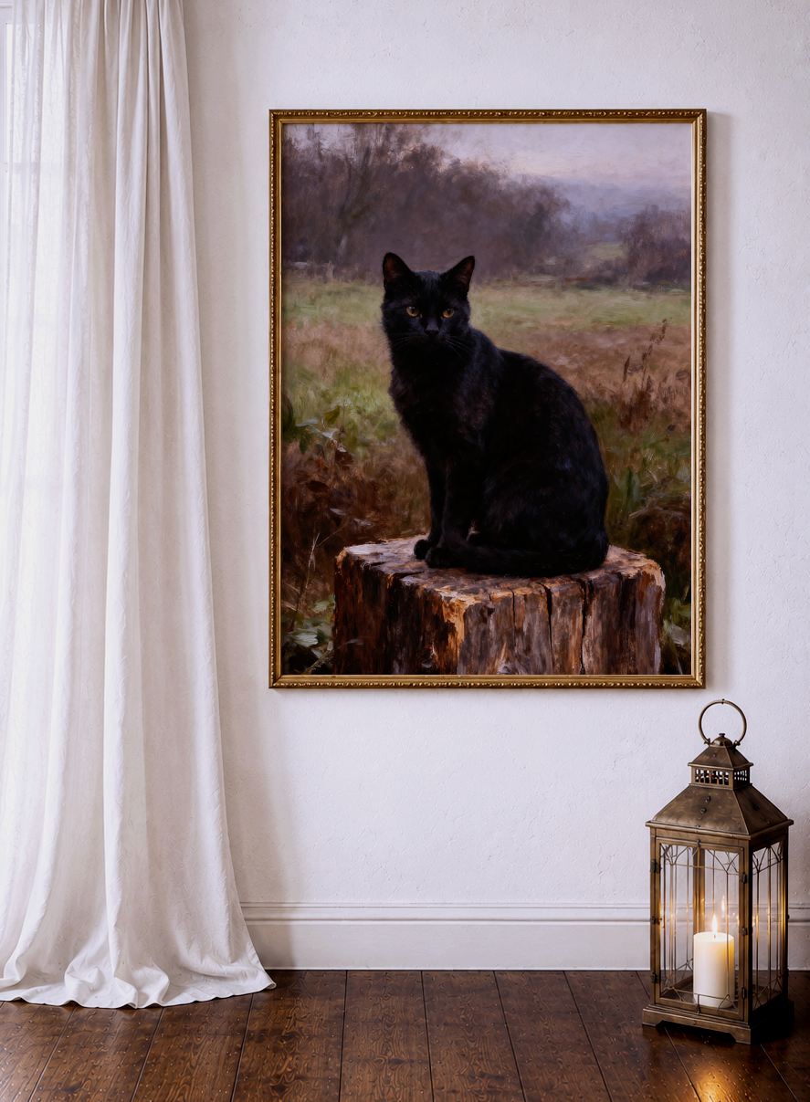 November Fields – vintage-inspired fine art print by Maison Vintage, museum-quality wall art