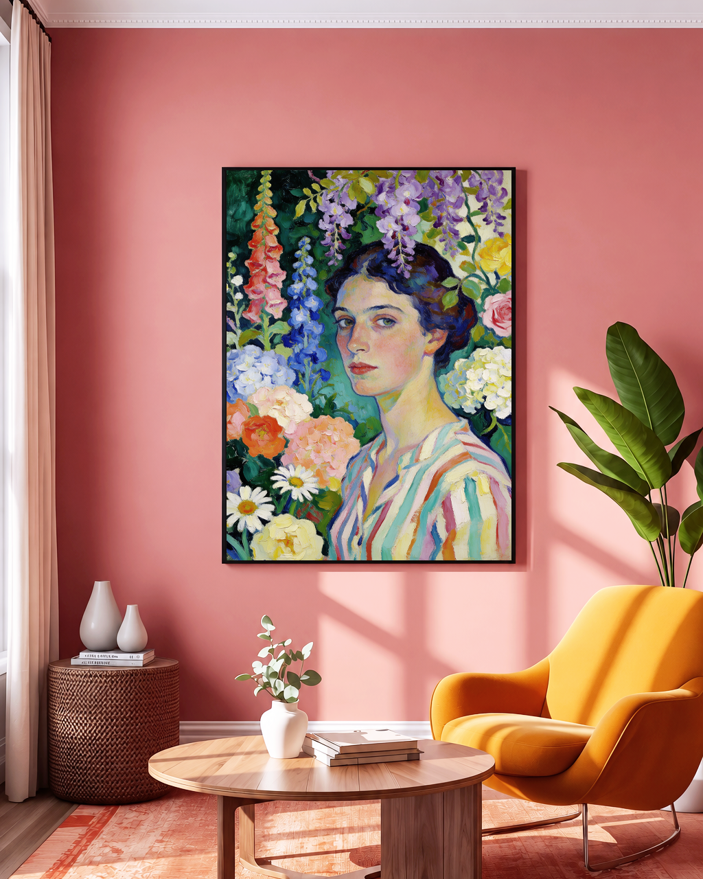 Spring Portrait – vintage-inspired fine art print by Maison Vintage, museum-quality wall art