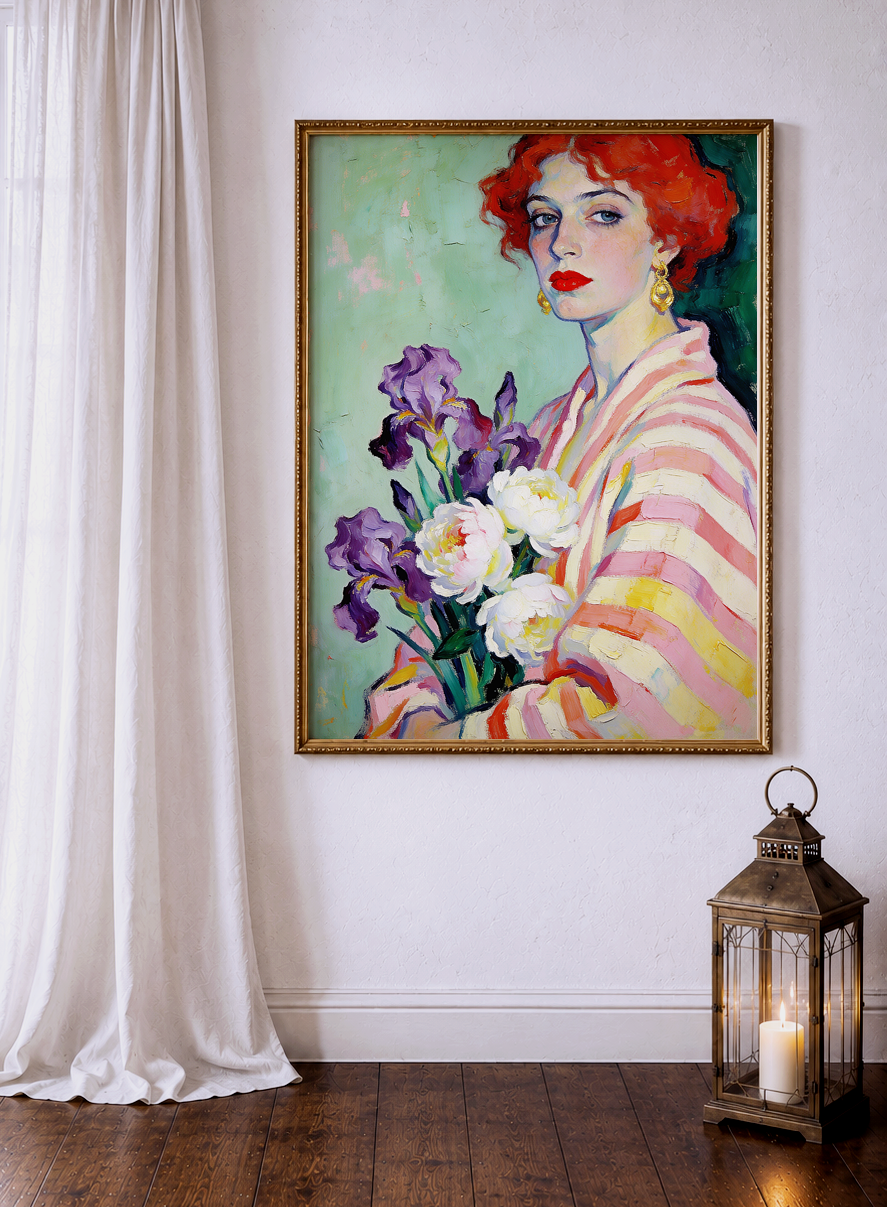 Stefania – vintage-inspired fine art print by Maison Vintage, museum-quality wall art