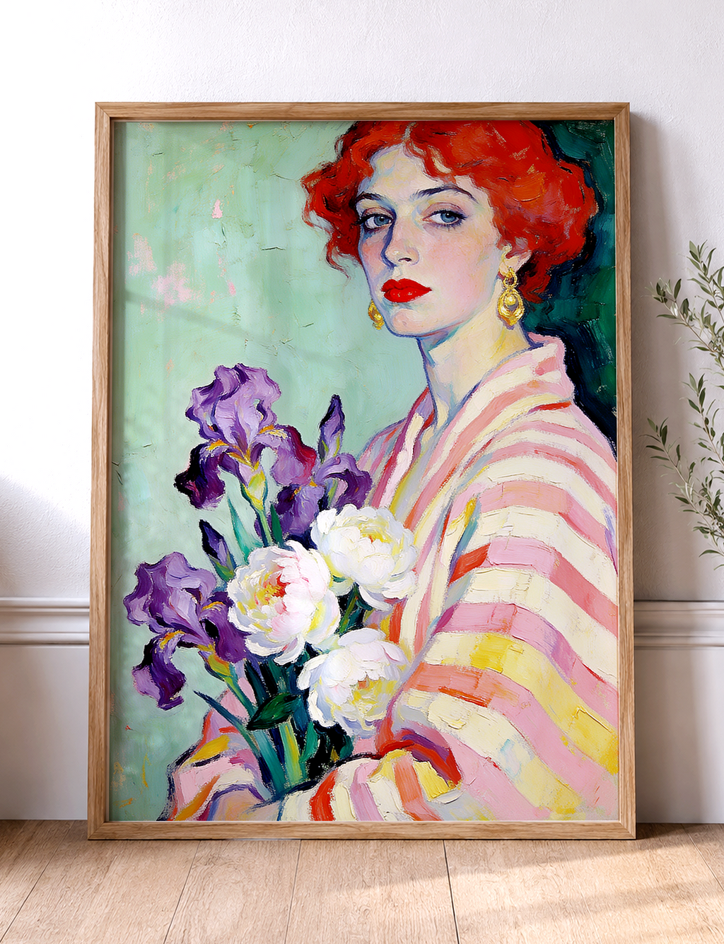 Stefania – vintage-inspired fine art print by Maison Vintage, museum-quality wall art
