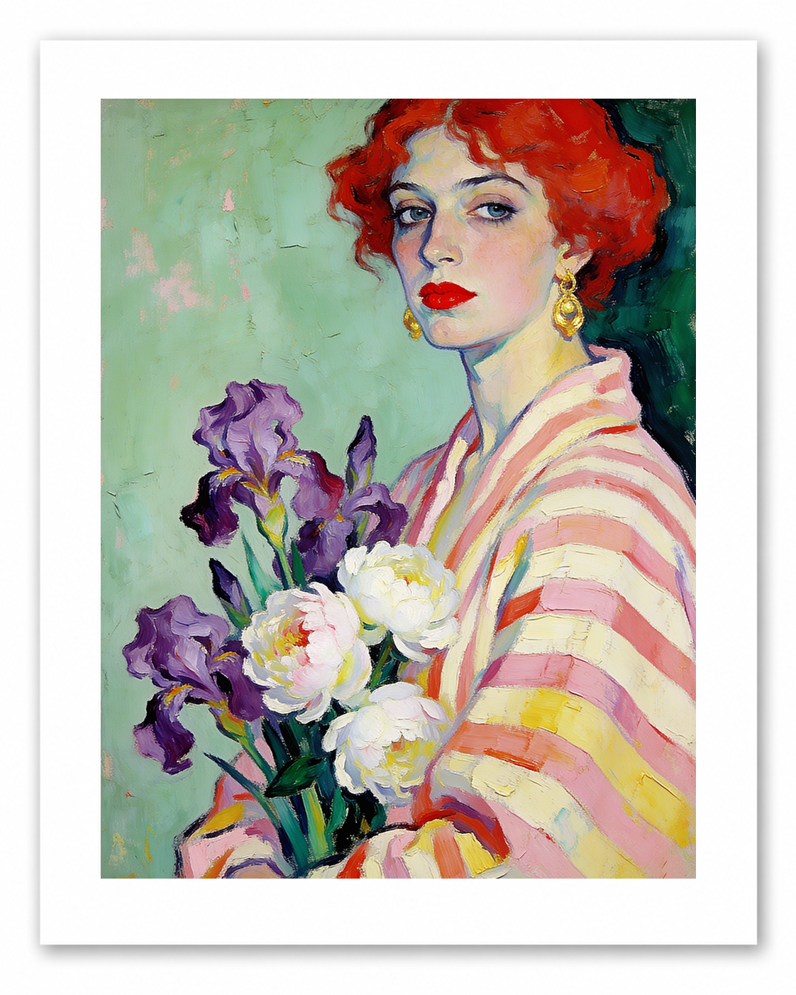 Stefania – vintage-inspired fine art print by Maison Vintage, museum-quality wall art