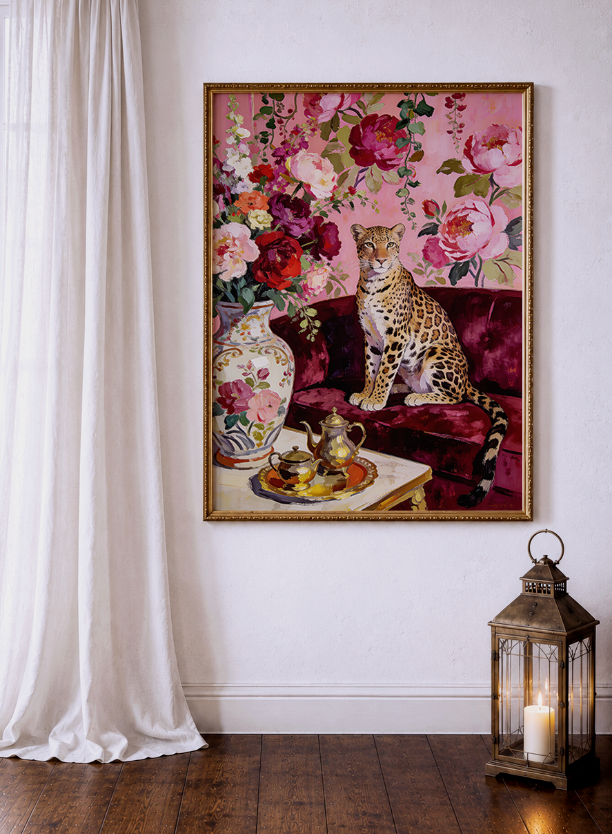 The Leopard Lounge | Fine Art Print