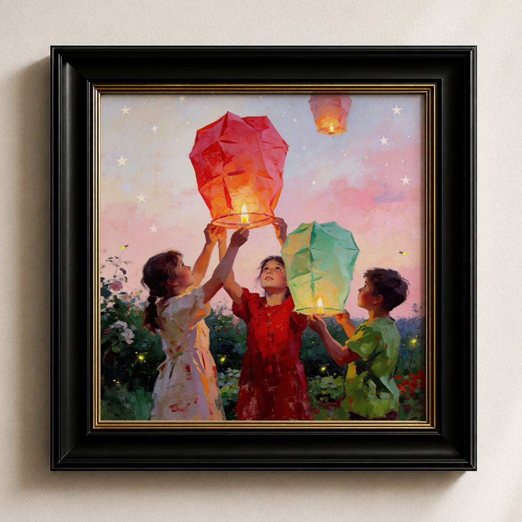 The Magic of Summer – vintage-inspired fine art print by Maison Vintage, museum-quality wall art