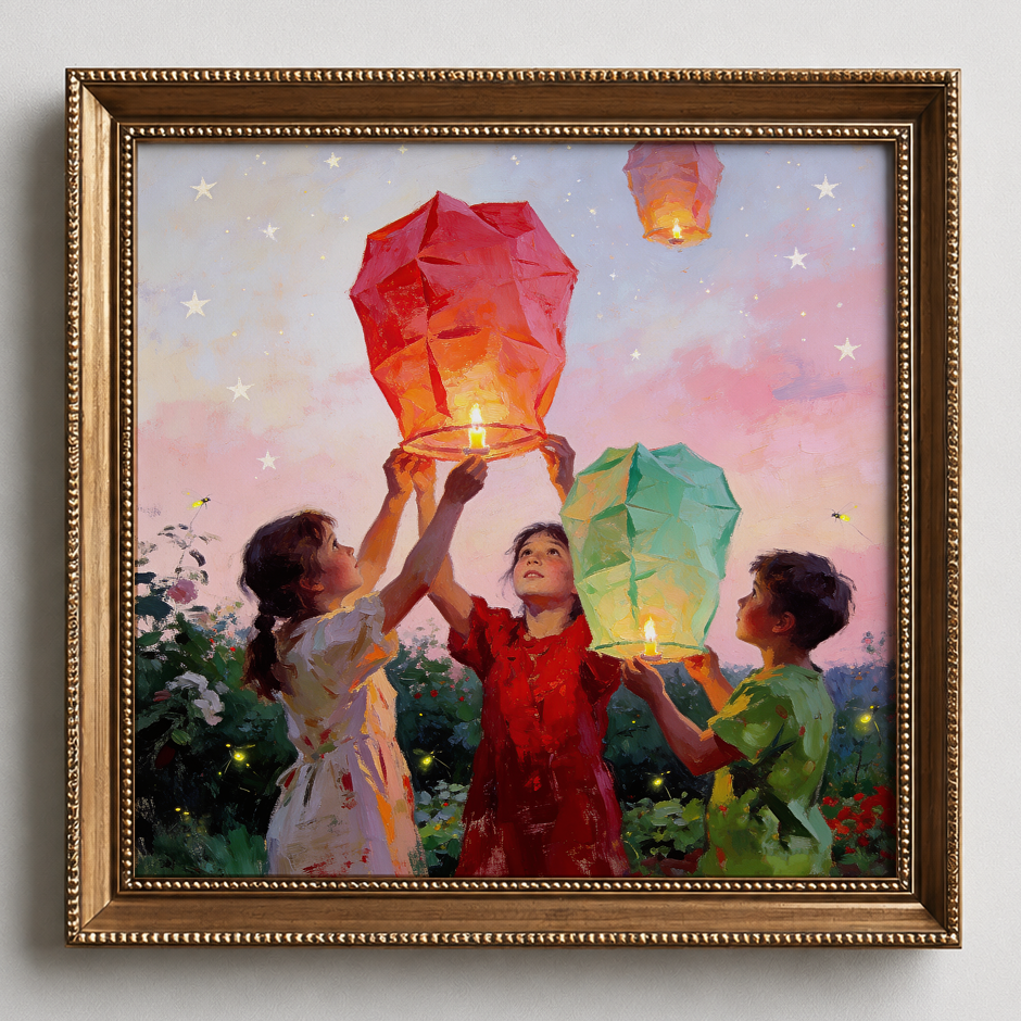 The Magic of Summer – vintage-inspired fine art print by Maison Vintage, museum-quality wall art