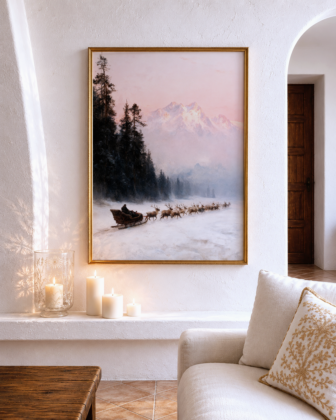 The Northern Trail – vintage-inspired fine art print by Maison Vintage, museum-quality wall art