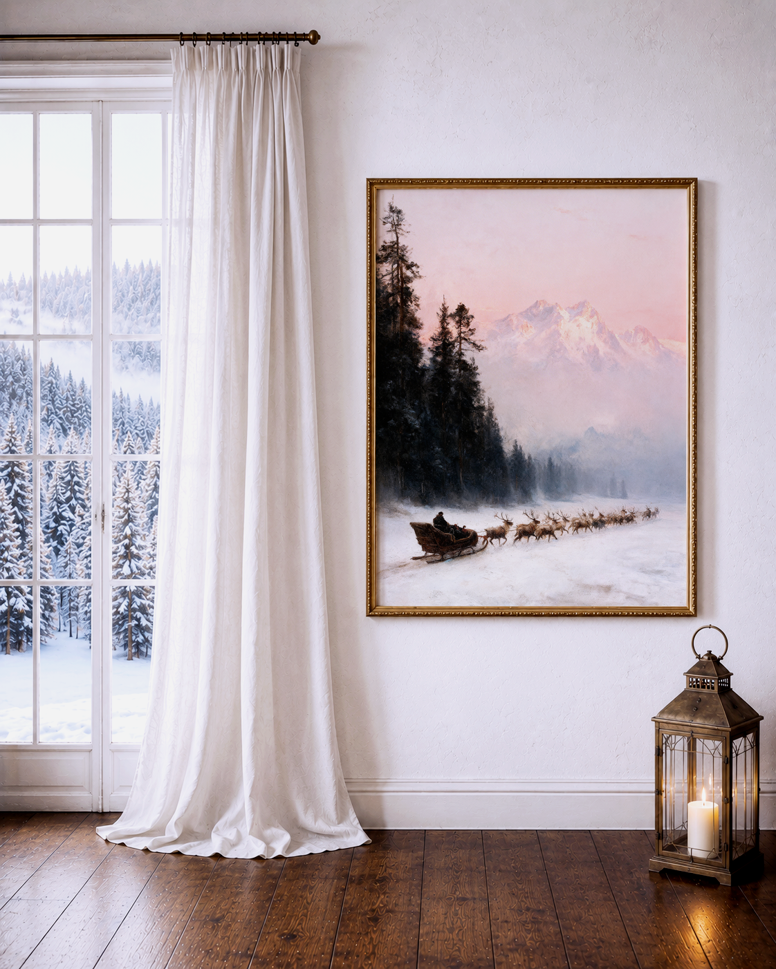 The Northern Trail – vintage-inspired fine art print by Maison Vintage, museum-quality wall art