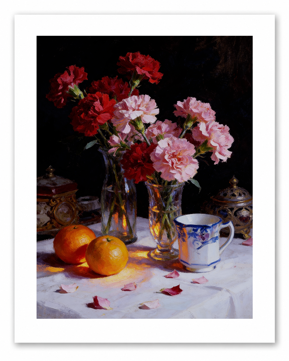 Morning Still Life – vintage-inspired fine art print by Maison Vintage, museum-quality wall art