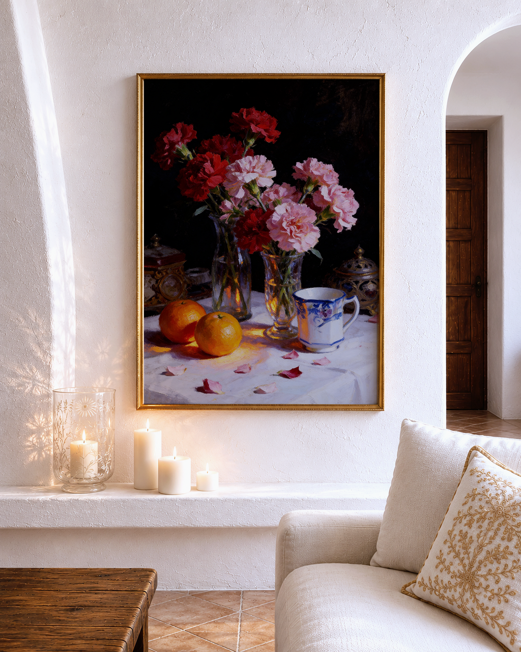 Morning Still Life – vintage-inspired fine art print by Maison Vintage, museum-quality wall art