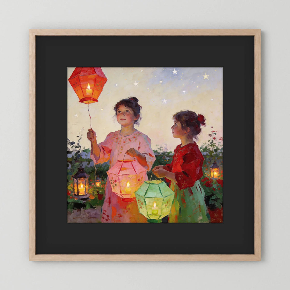 Make A Wish fine art print – vintage-inspired wall art by Maison Vintage displayed in an interior