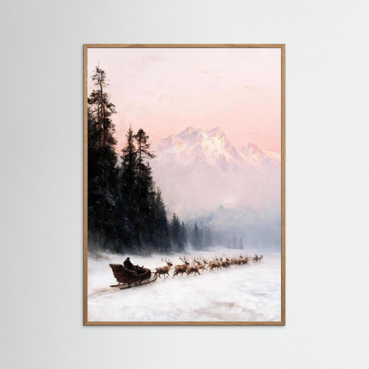 The Northern Trail fine art print – vintage-inspired wall art by Maison Vintage displayed in an interior
