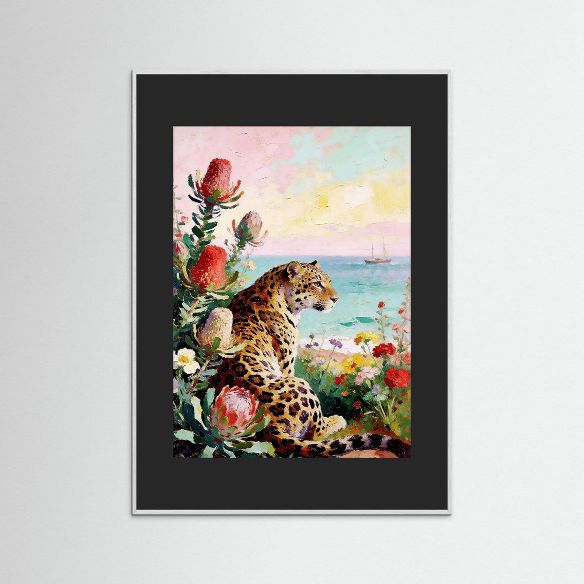 Wild Beauty fine art print – vintage-inspired wall art by Maison Vintage displayed in an interior