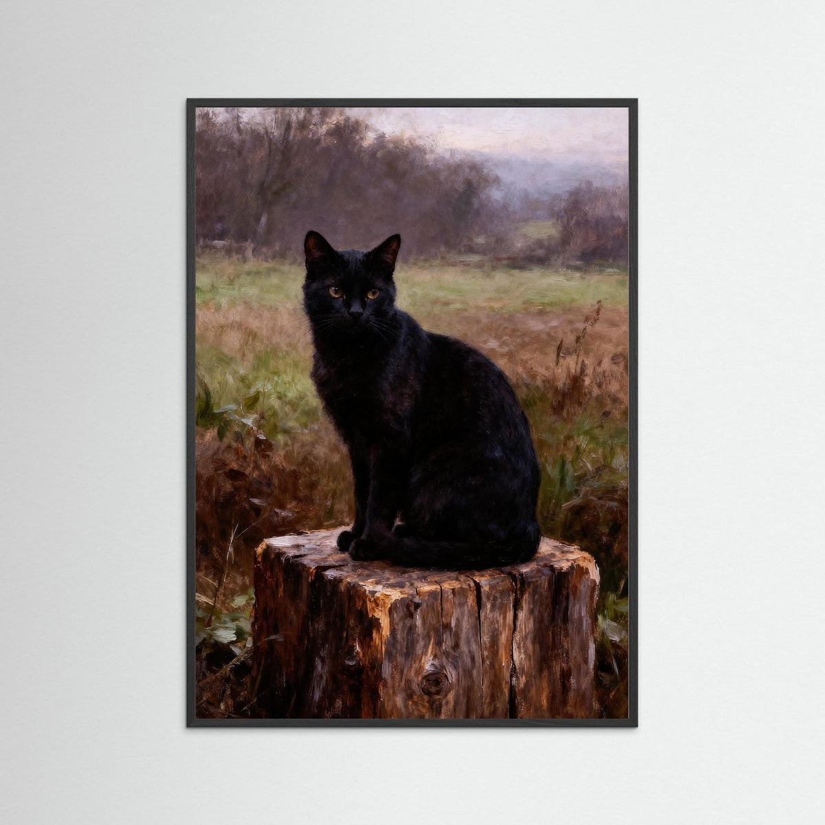November Fields fine art print – vintage-inspired wall art by Maison Vintage displayed in an interior