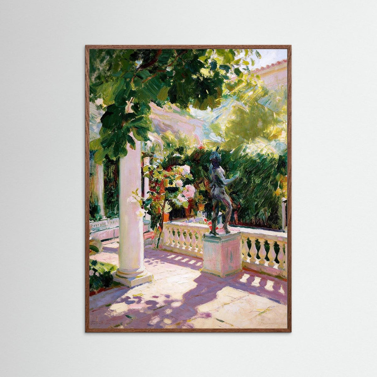 Mediterranean Reverie fine art print – vintage-inspired wall art by Maison Vintage displayed in an interior