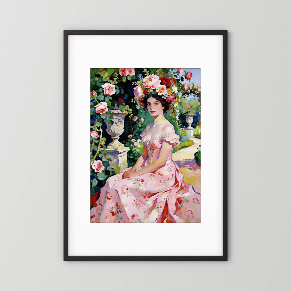Joséphine fine art print – vintage-inspired wall art by Maison Vintage displayed in an interior