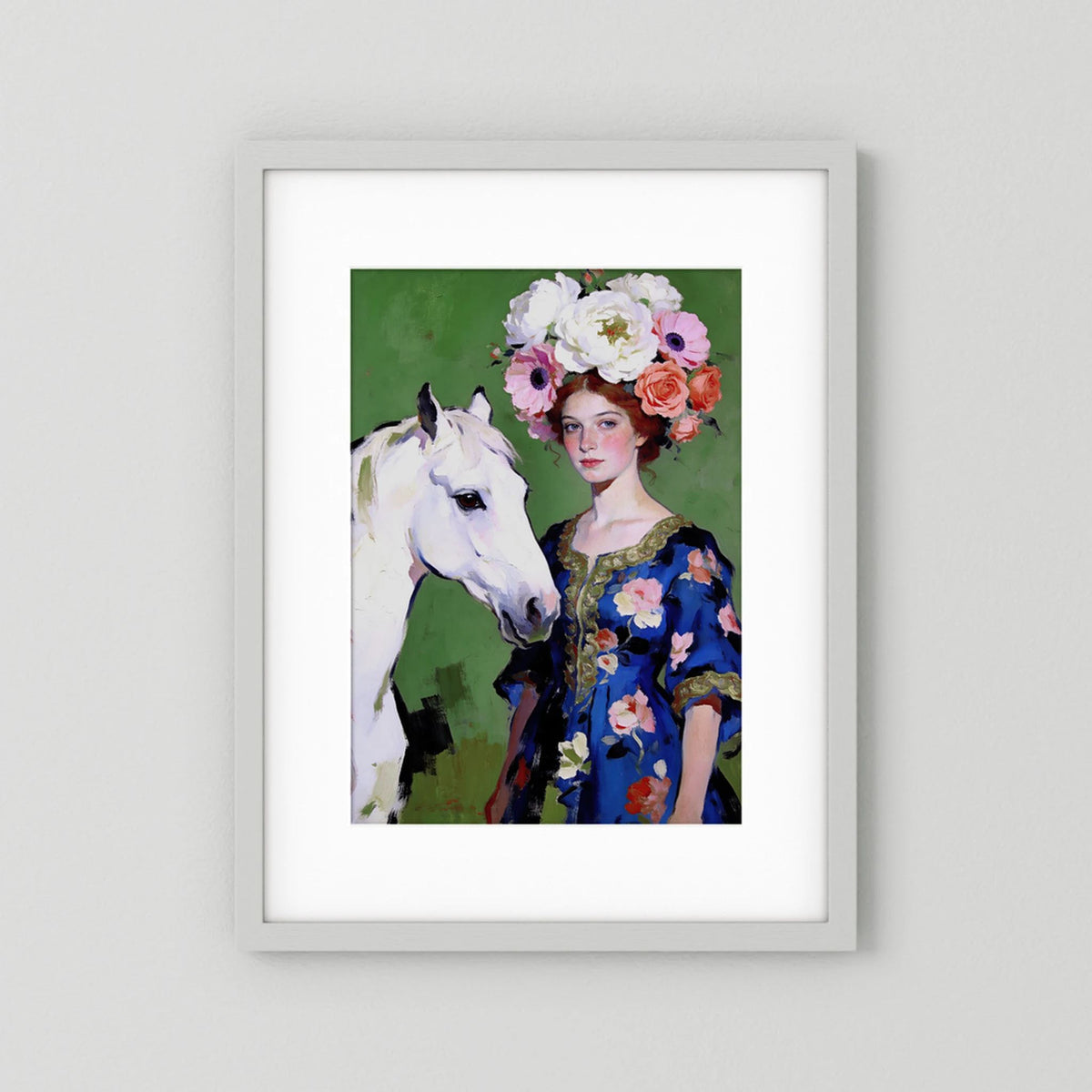 Anastasia fine art print – vintage-inspired wall art by Maison Vintage displayed in an interior