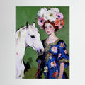 Anastasia fine art print – vintage-inspired wall art by Maison Vintage displayed in an interior