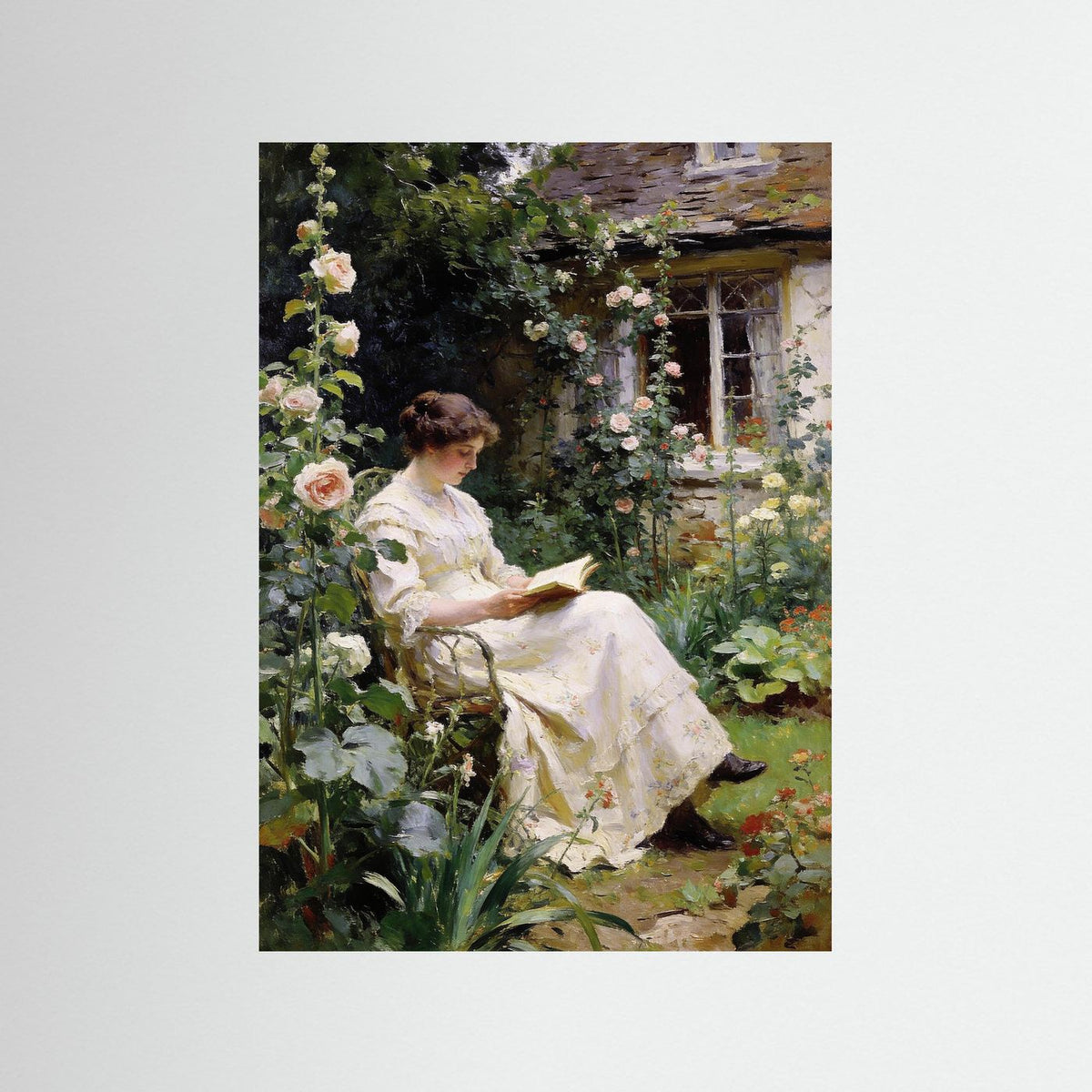 June Afternoons fine art print – vintage-inspired wall art by Maison Vintage displayed in an interior