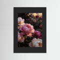 A Symphony of Peonies fine art print – vintage-inspired wall art by Maison Vintage displayed in an interior