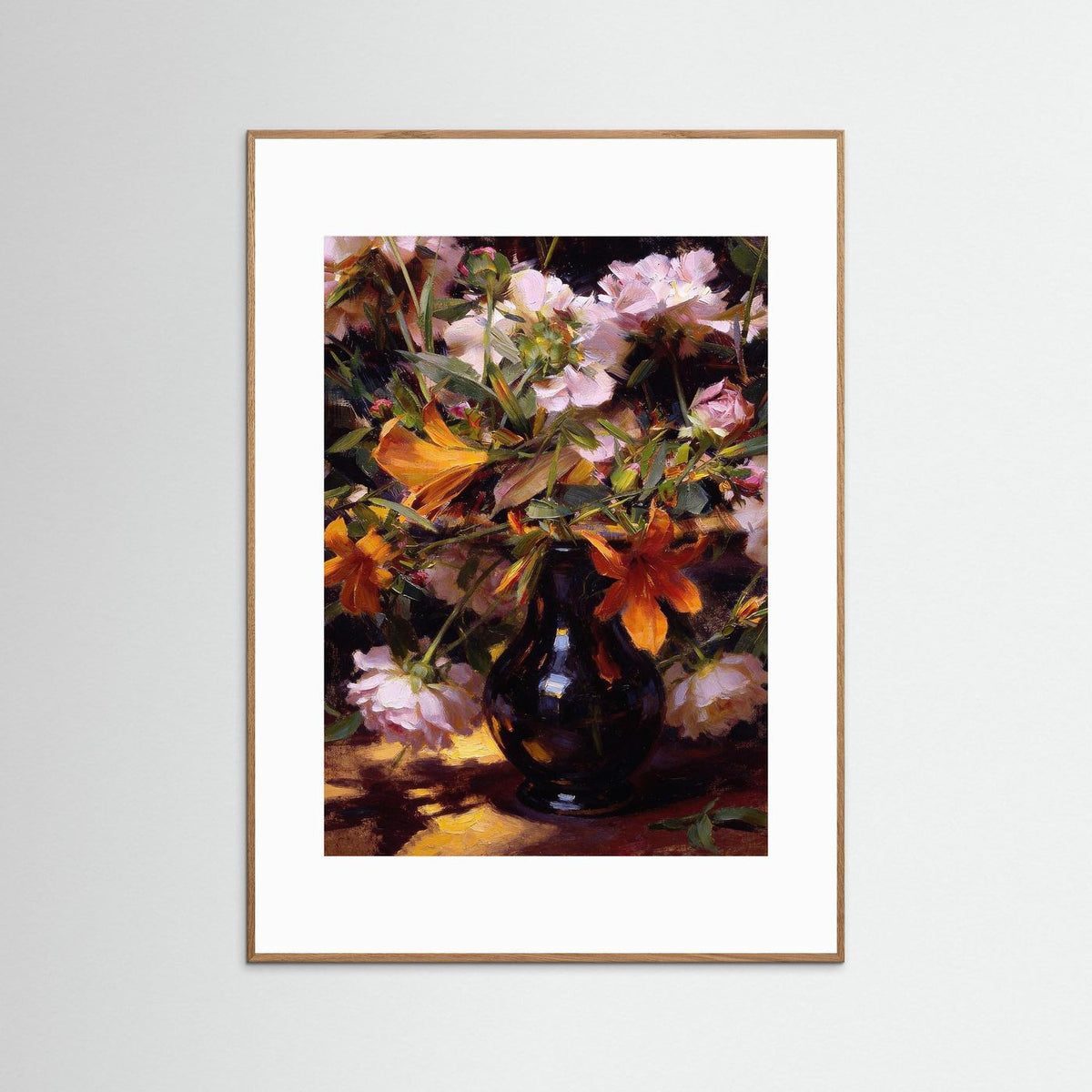 The Poetry of Wildflowers fine art print – vintage-inspired wall art by Maison Vintage displayed in an interior