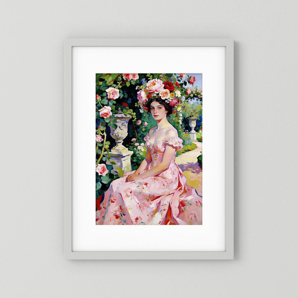 Joséphine fine art print – vintage-inspired wall art by Maison Vintage displayed in an interior