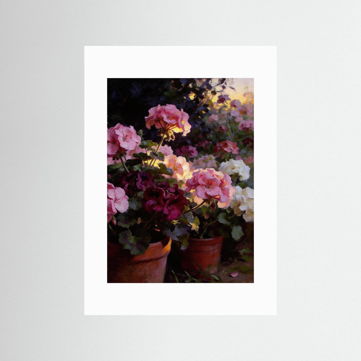 Terracotta Wonders fine art print – vintage-inspired wall art by Maison Vintage displayed in an interior