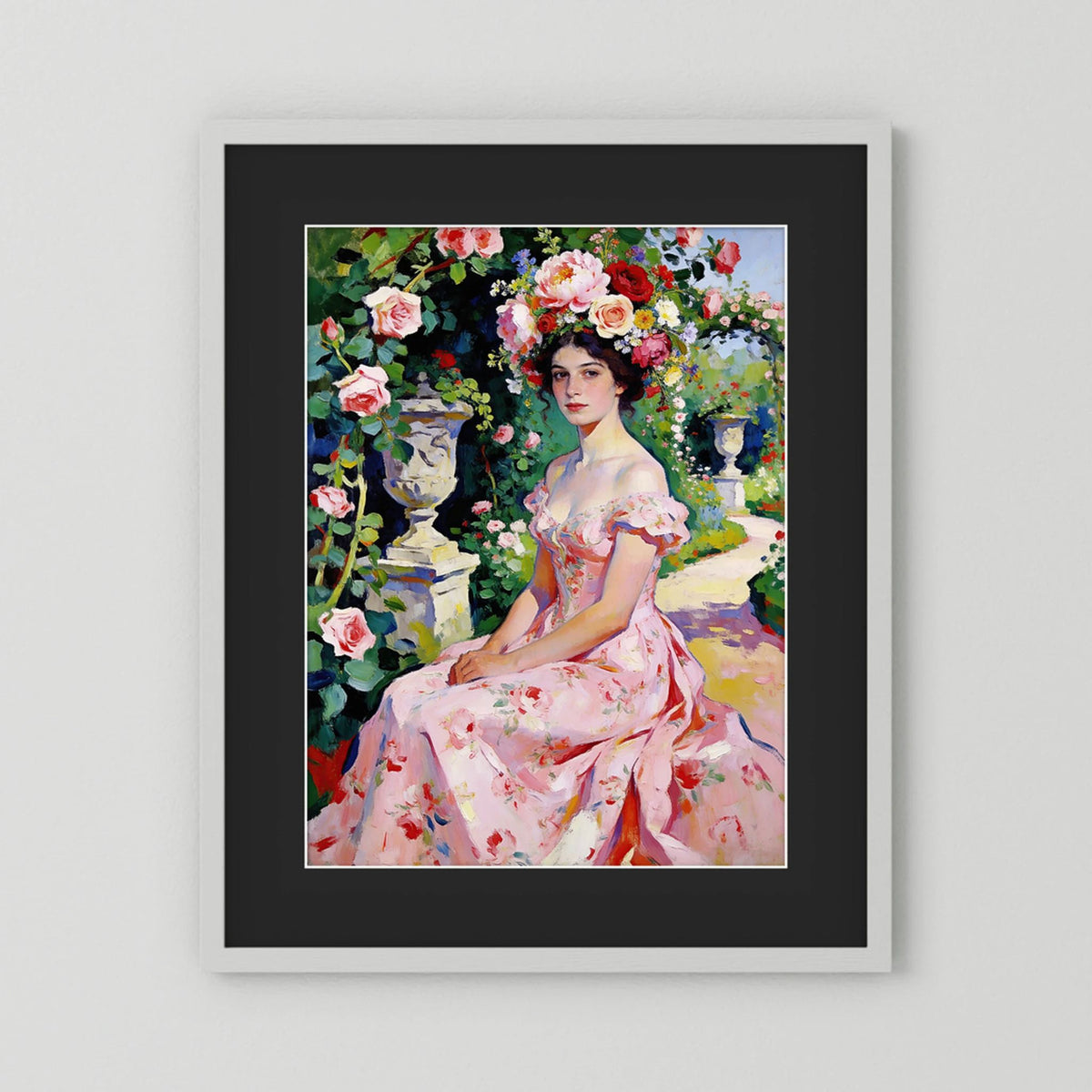 Joséphine fine art print – vintage-inspired wall art by Maison Vintage displayed in an interior