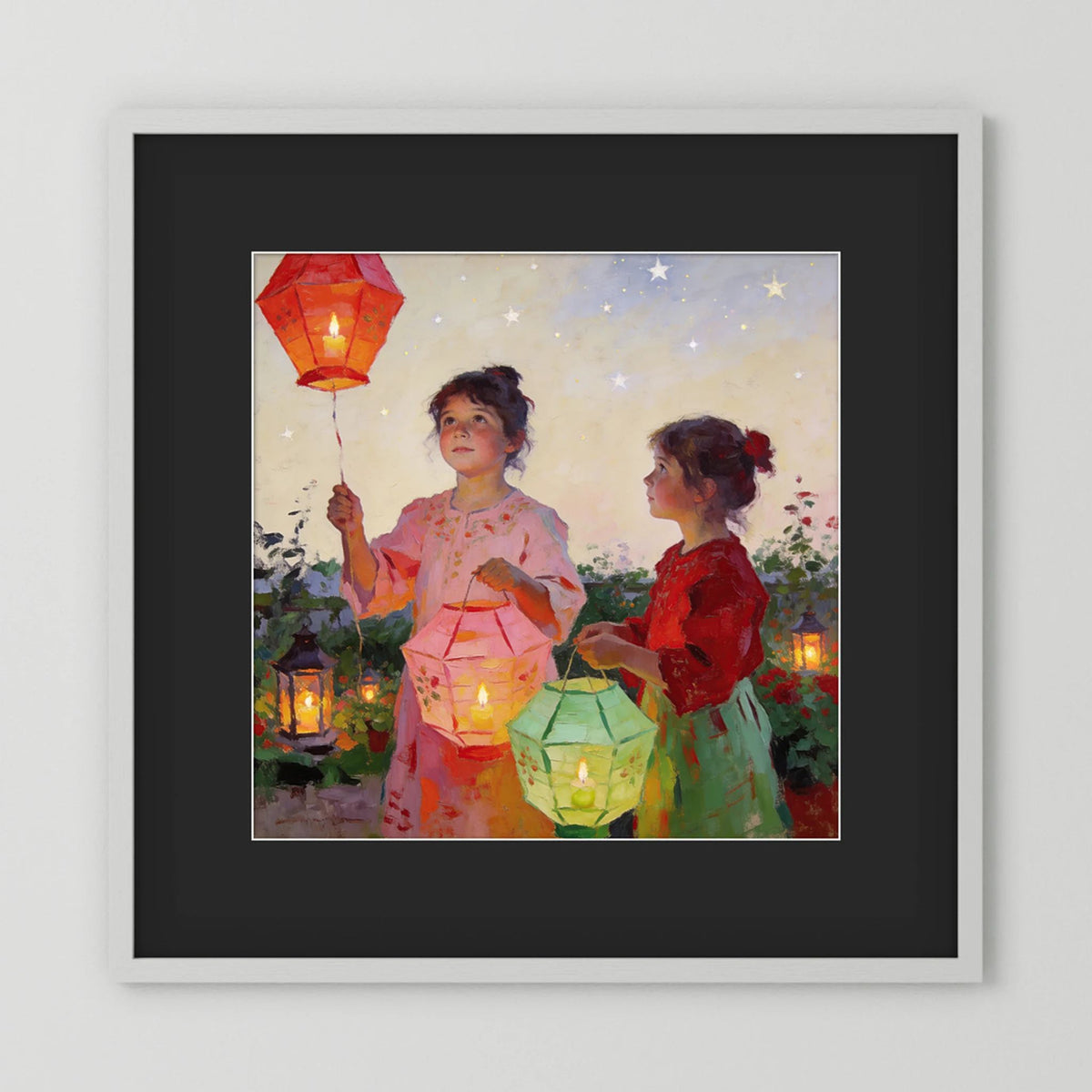 Make A Wish fine art print – vintage-inspired wall art by Maison Vintage displayed in an interior