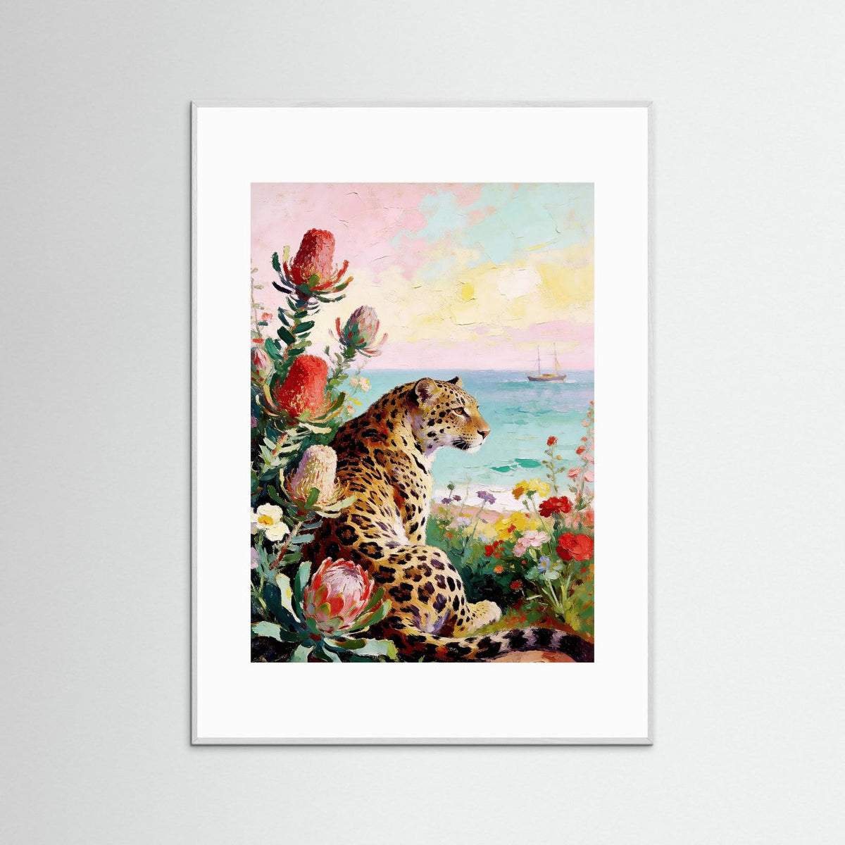 Wild Beauty fine art print – vintage-inspired wall art by Maison Vintage displayed in an interior