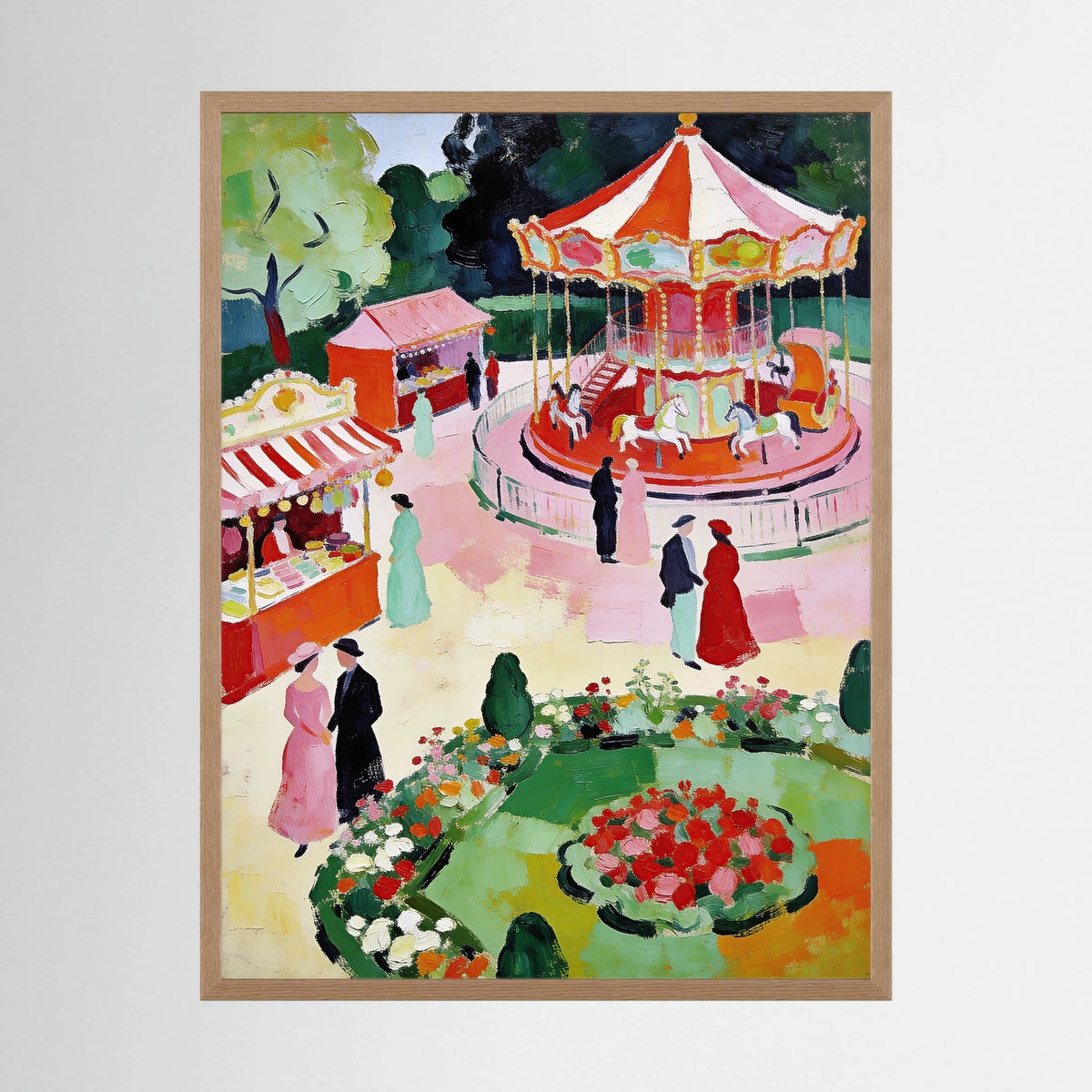 A Summer Day fine art print – vintage-inspired wall art by Maison Vintage displayed in an interior
