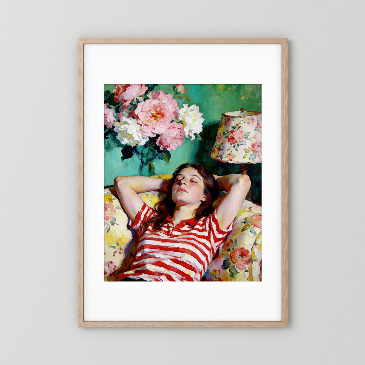 The Art of Doing Nothing - Fine Art Print fine art print – vintage-inspired wall art by Maison Vintage displayed in an interior