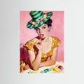 The Candy Hat fine art print – vintage-inspired wall art by Maison Vintage displayed in an interior