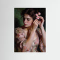 The Pale Roses fine art print – vintage-inspired wall art by Maison Vintage displayed in an interior