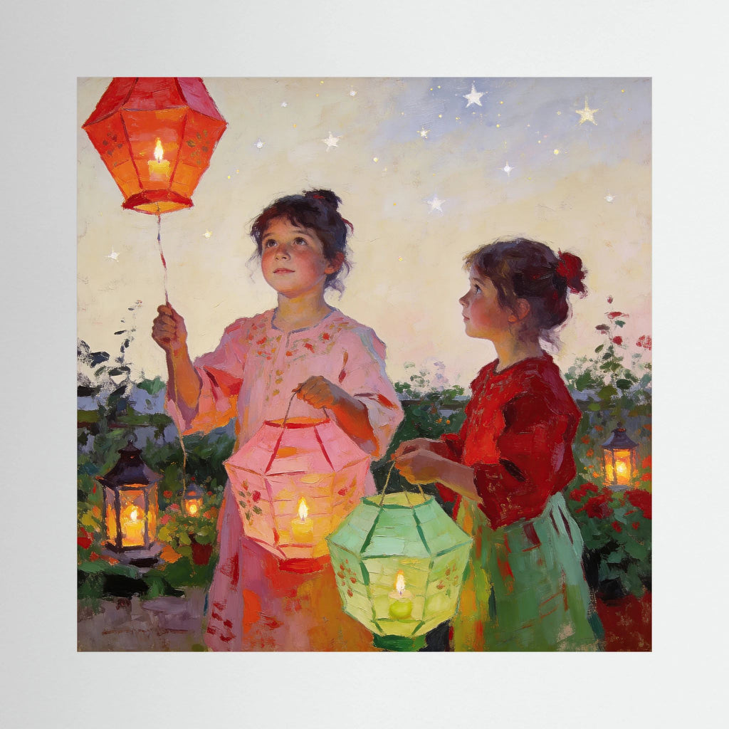Make A Wish fine art print – vintage-inspired wall art by Maison Vintage displayed in an interior