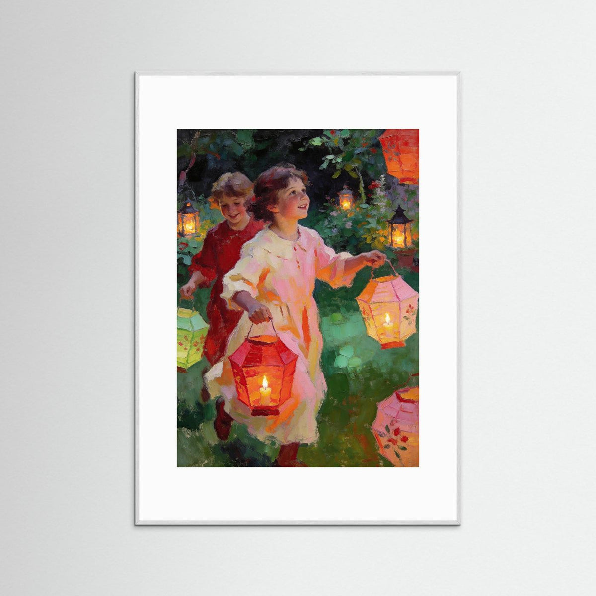 Following The Light fine art print – vintage-inspired wall art by Maison Vintage displayed in an interior