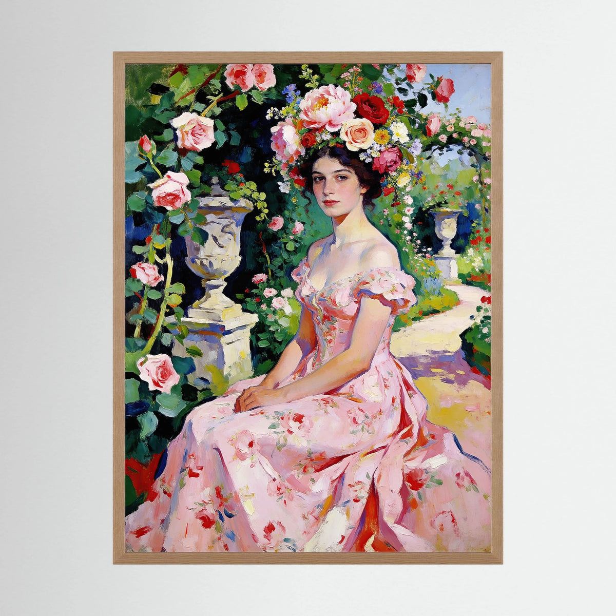 Joséphine fine art print – vintage-inspired wall art by Maison Vintage displayed in an interior