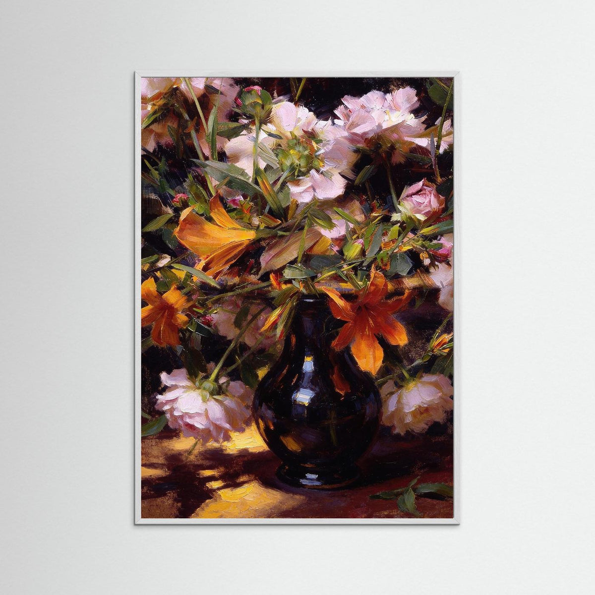 The Poetry of Wildflowers fine art print – vintage-inspired wall art by Maison Vintage displayed in an interior