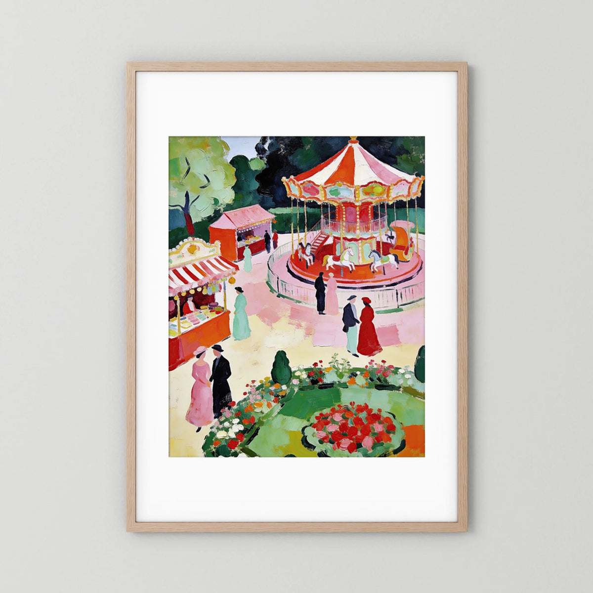 A Summer Day fine art print – vintage-inspired wall art by Maison Vintage displayed in an interior